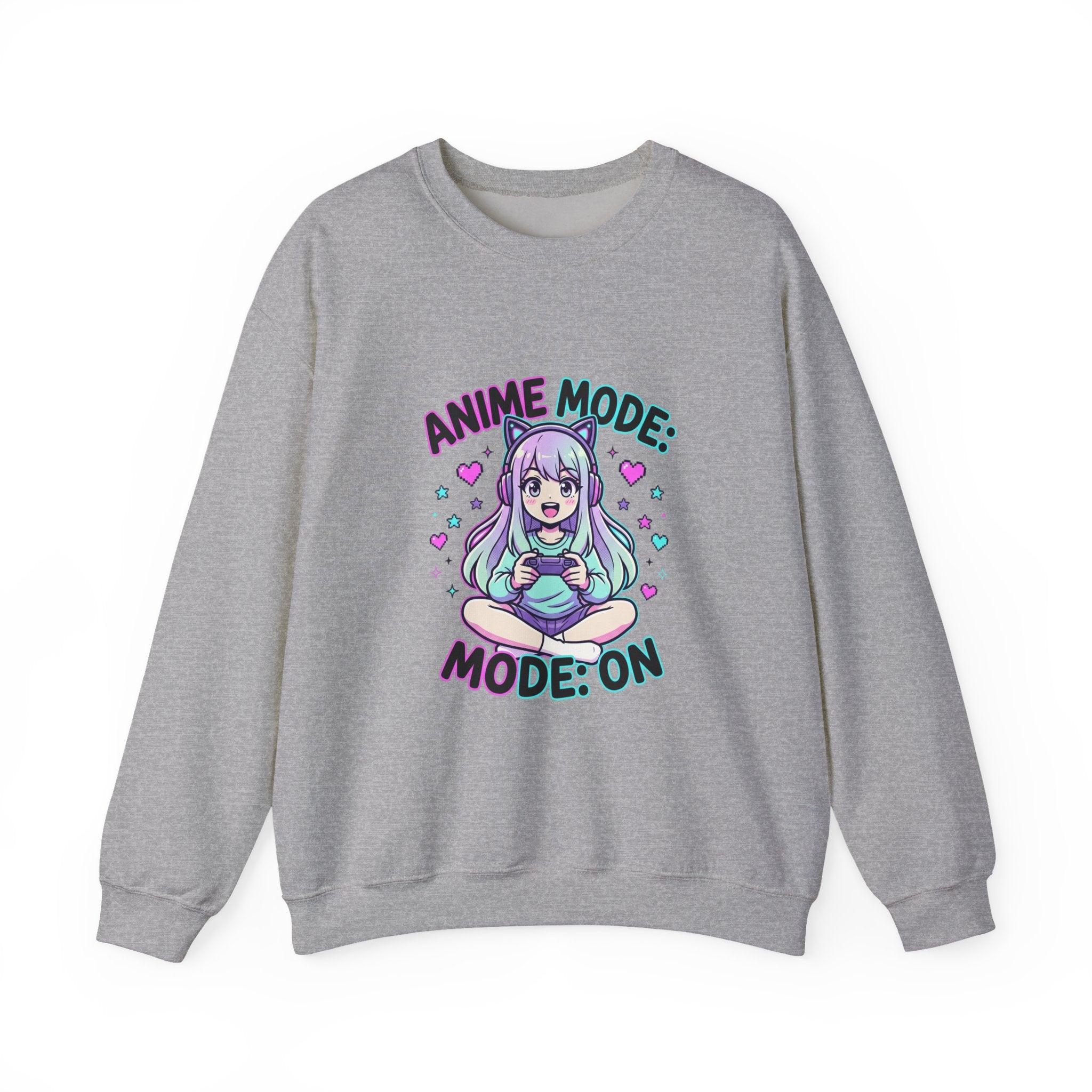 Anime Mode Cute Chibi Girl Sweatshirt | anime aesthetic, kawaii