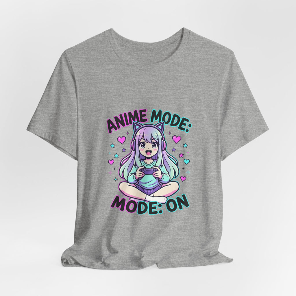 Anime Mode Cute Chibi Tee | kawaii anime aesthetic, pastel manga panel