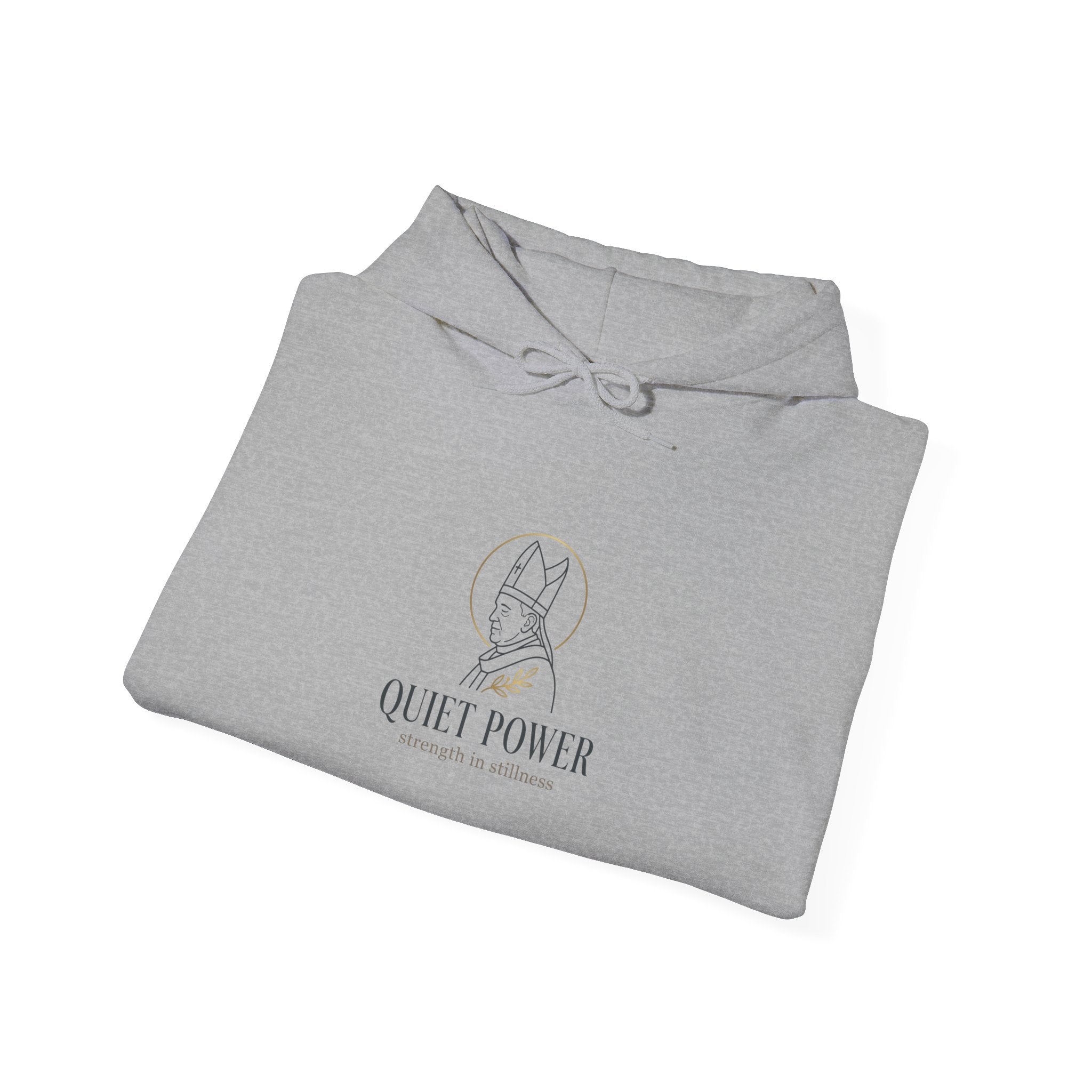 Quiet Power Hoodie | divine symbolism, serene authority