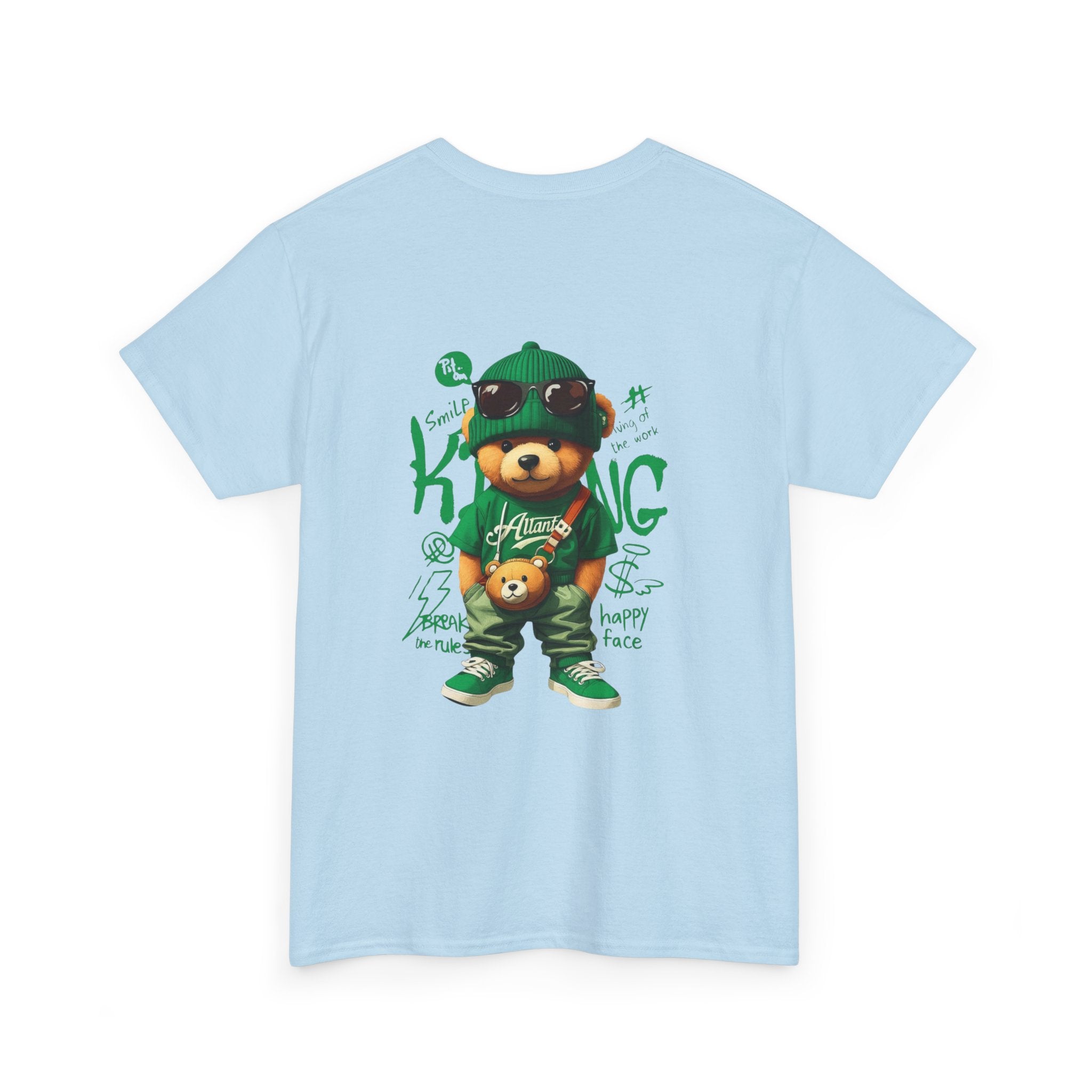 Bear King T‑Shirt – Cute Urban Teddy Graphic Tee