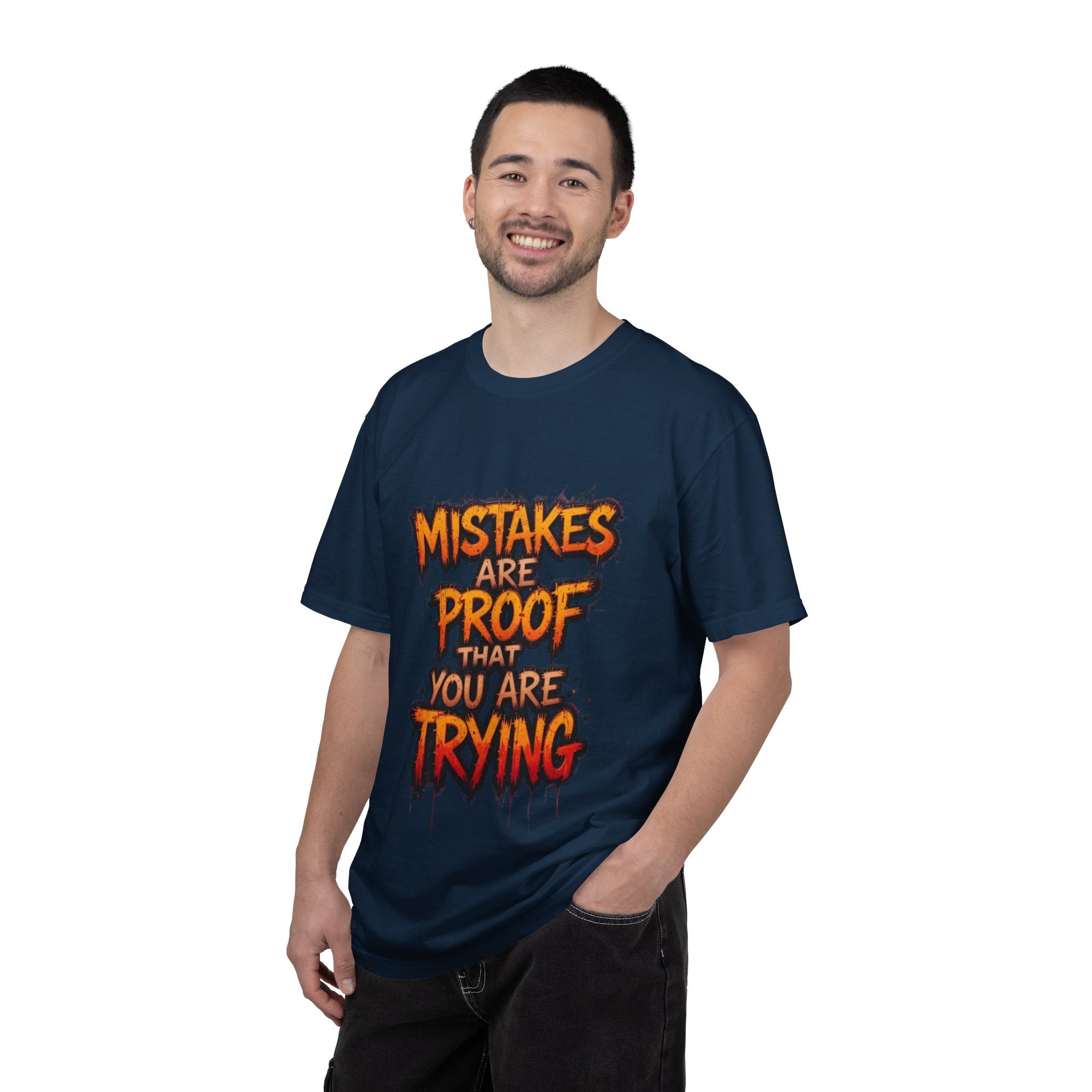 Motivational Graphic T-Shirt "Mistakes Are Proof You Are Trying"  "Failure Is Part Of Success"
