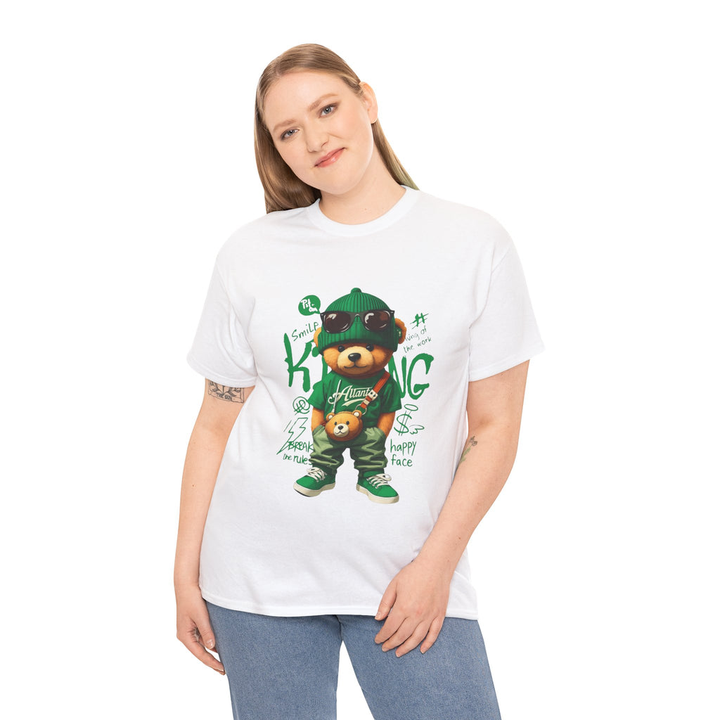 Bear King T‑Shirt – Cute Urban Teddy Graphic Tee