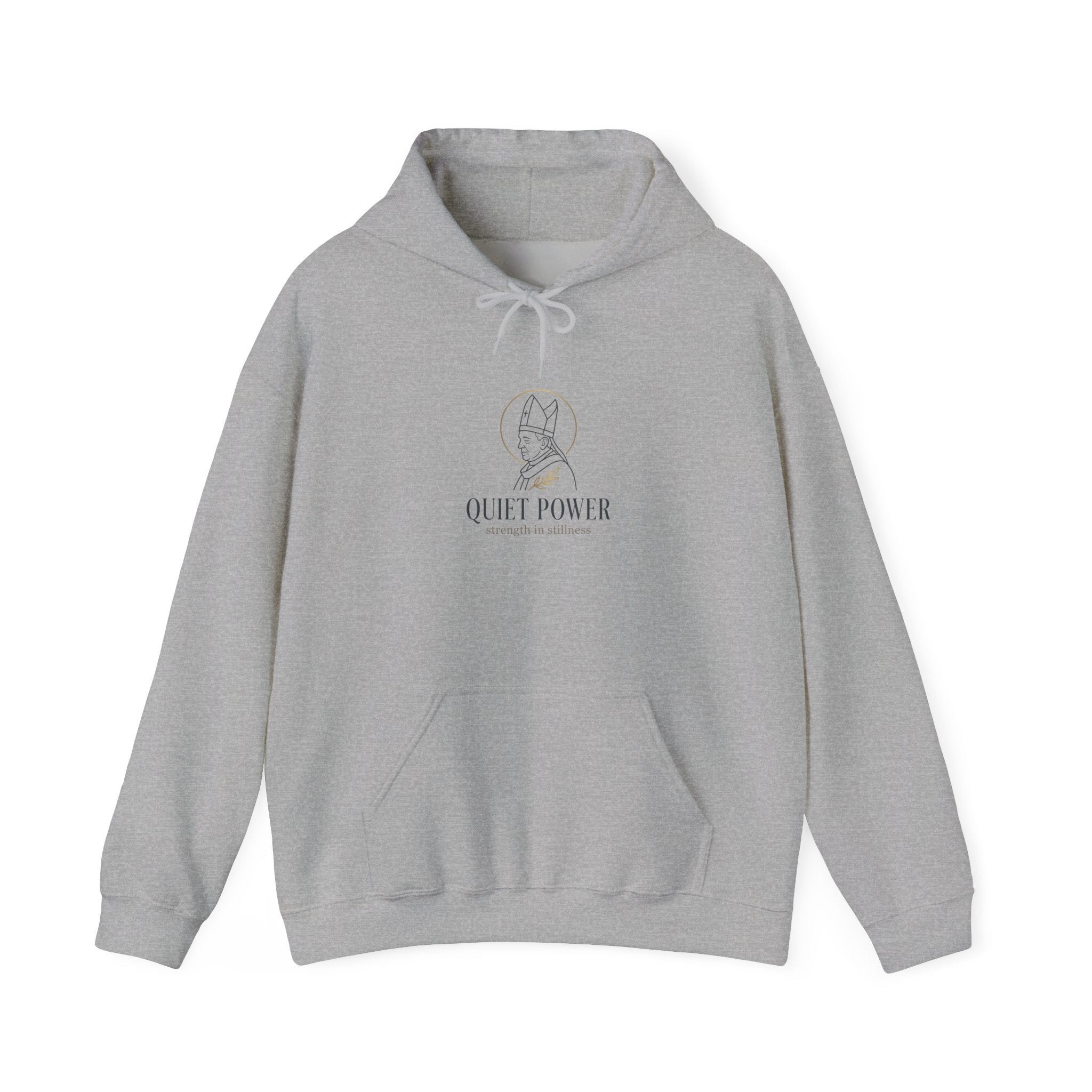 Quiet Power Hoodie | divine symbolism, serene authority