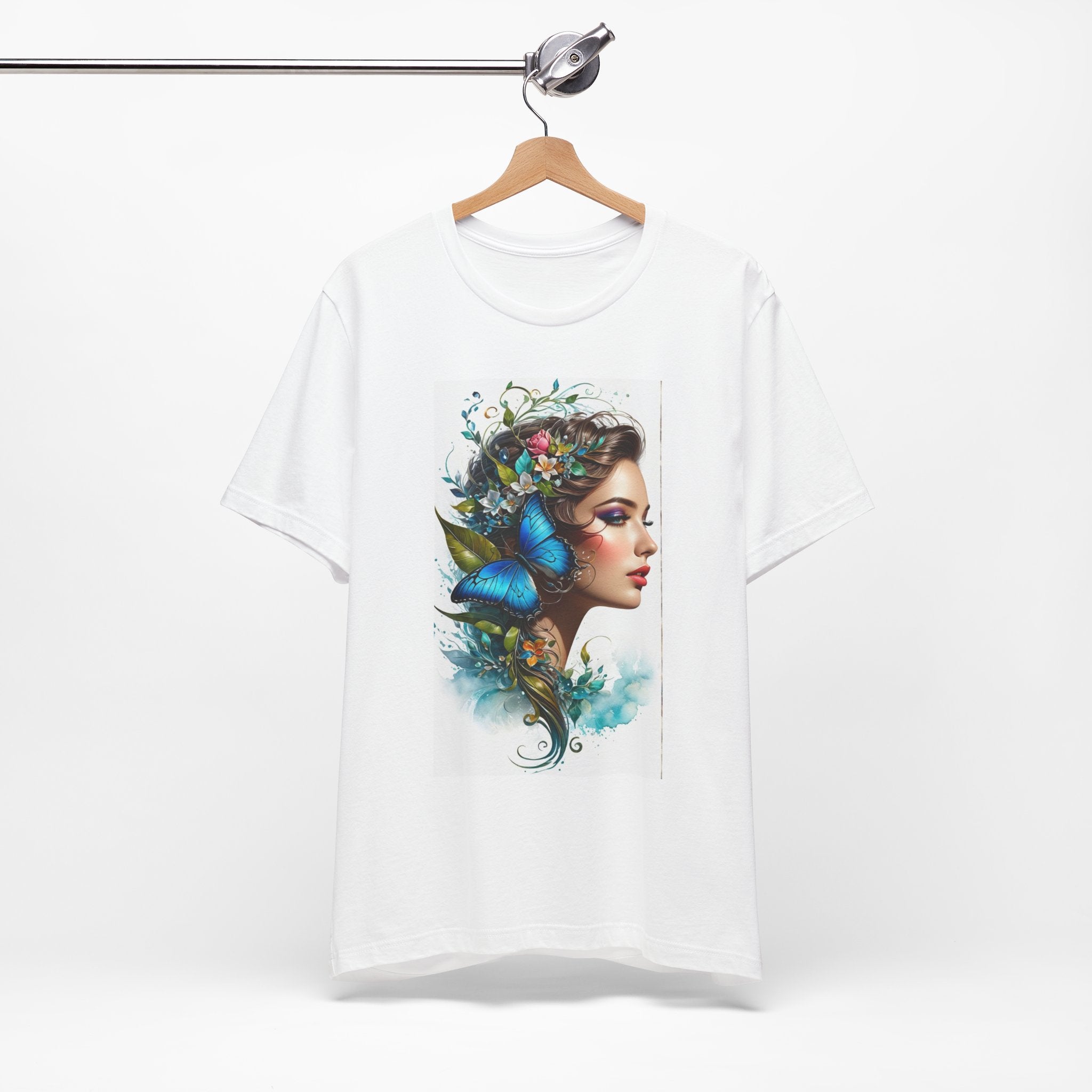 Butterfly Muse Portrait T-Shirt