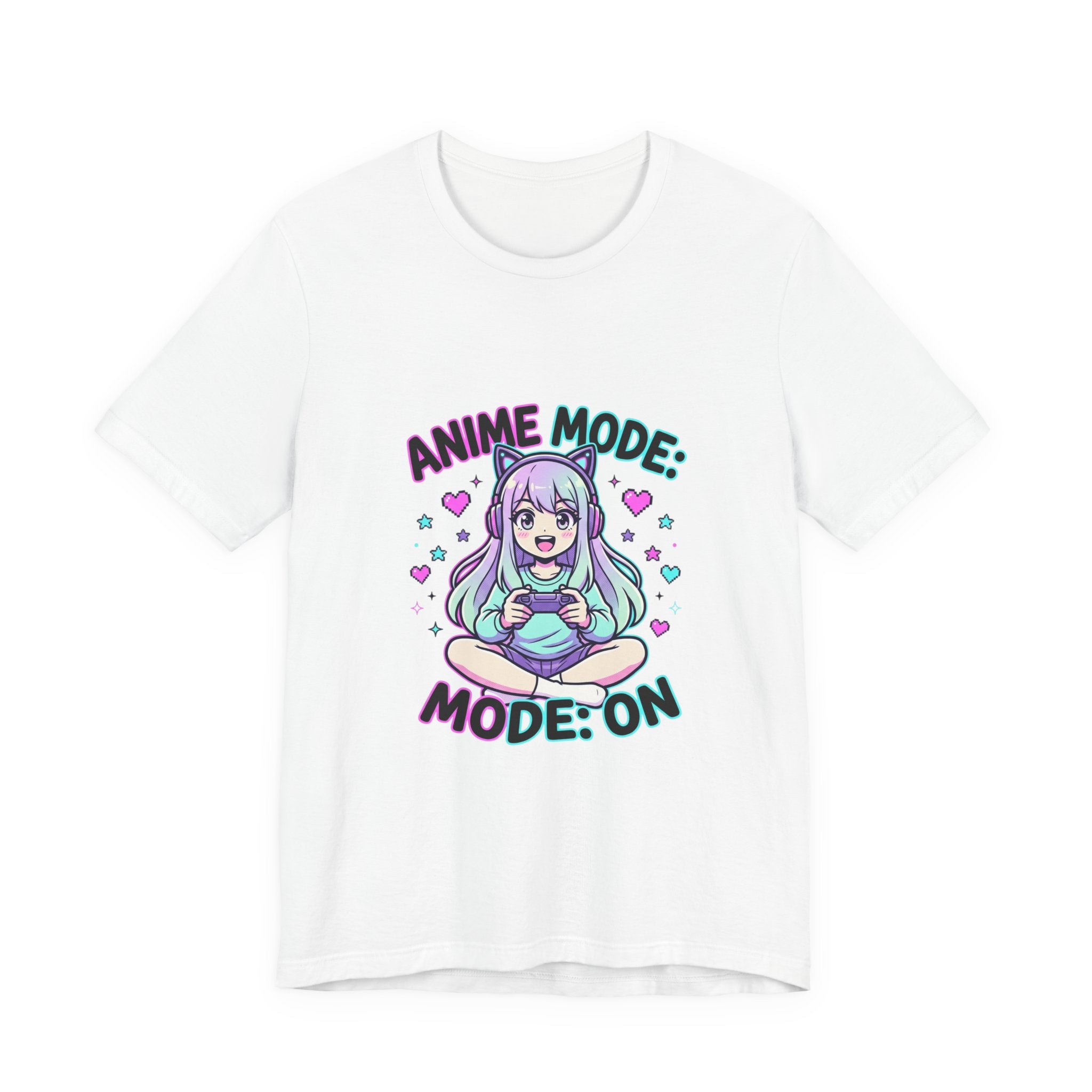 Anime Mode Cute Chibi Tee | kawaii anime aesthetic, pastel manga panel