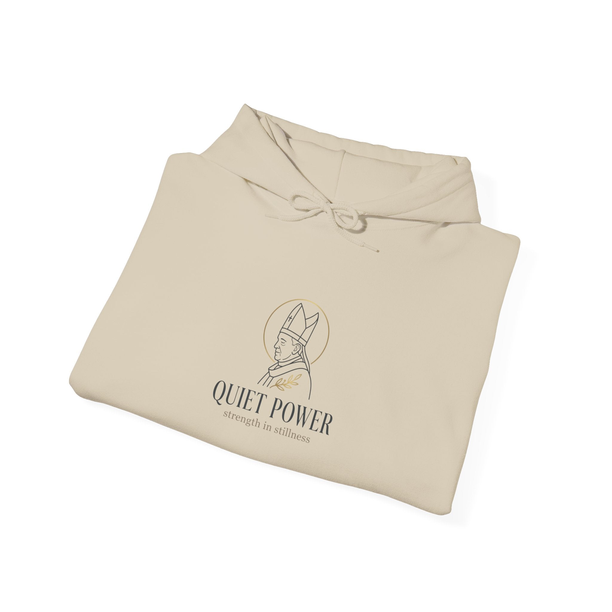 Quiet Power Hoodie | divine symbolism, serene authority