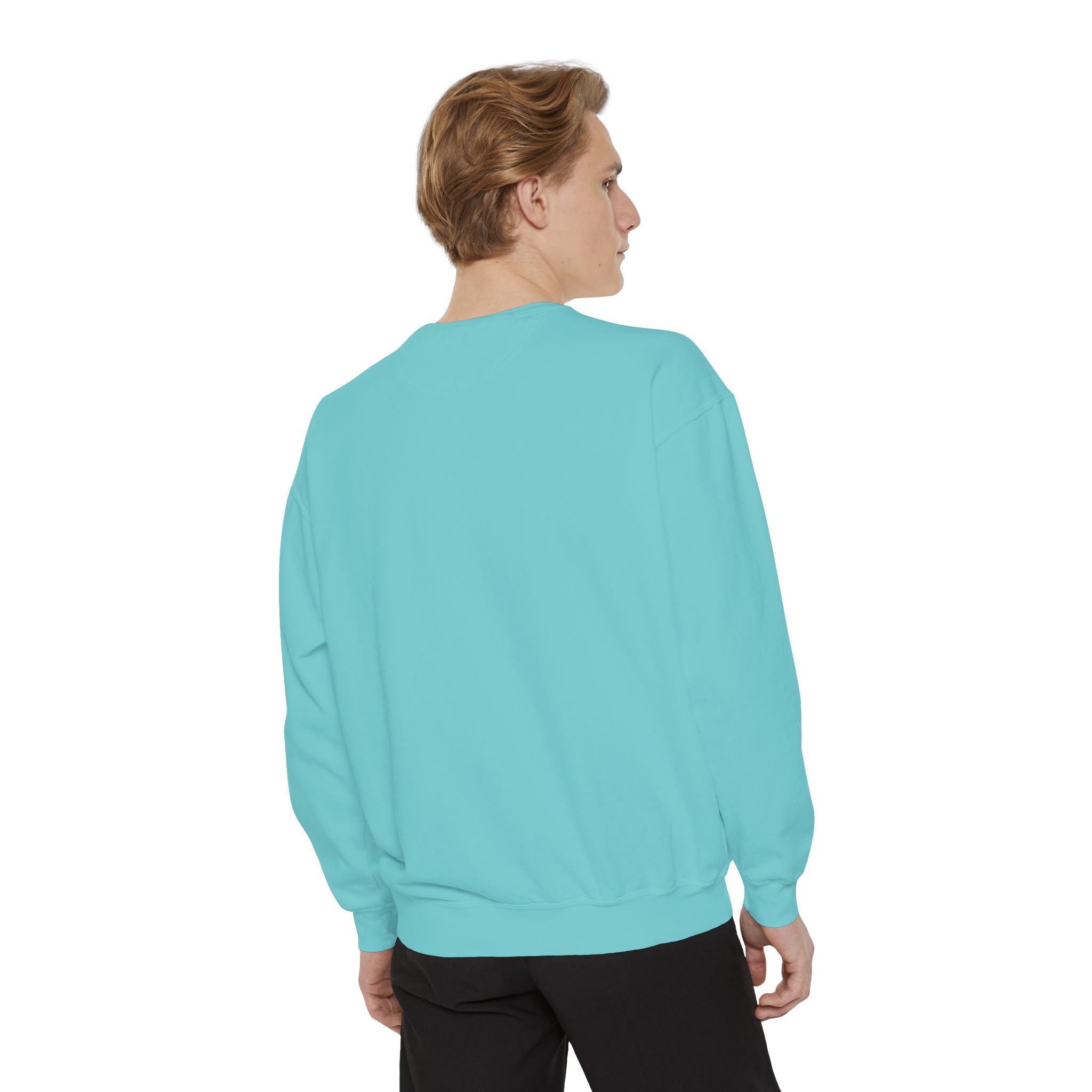 Beach Island Sweatshirt — "Summer Beach" Tropical Palm Crewneck
