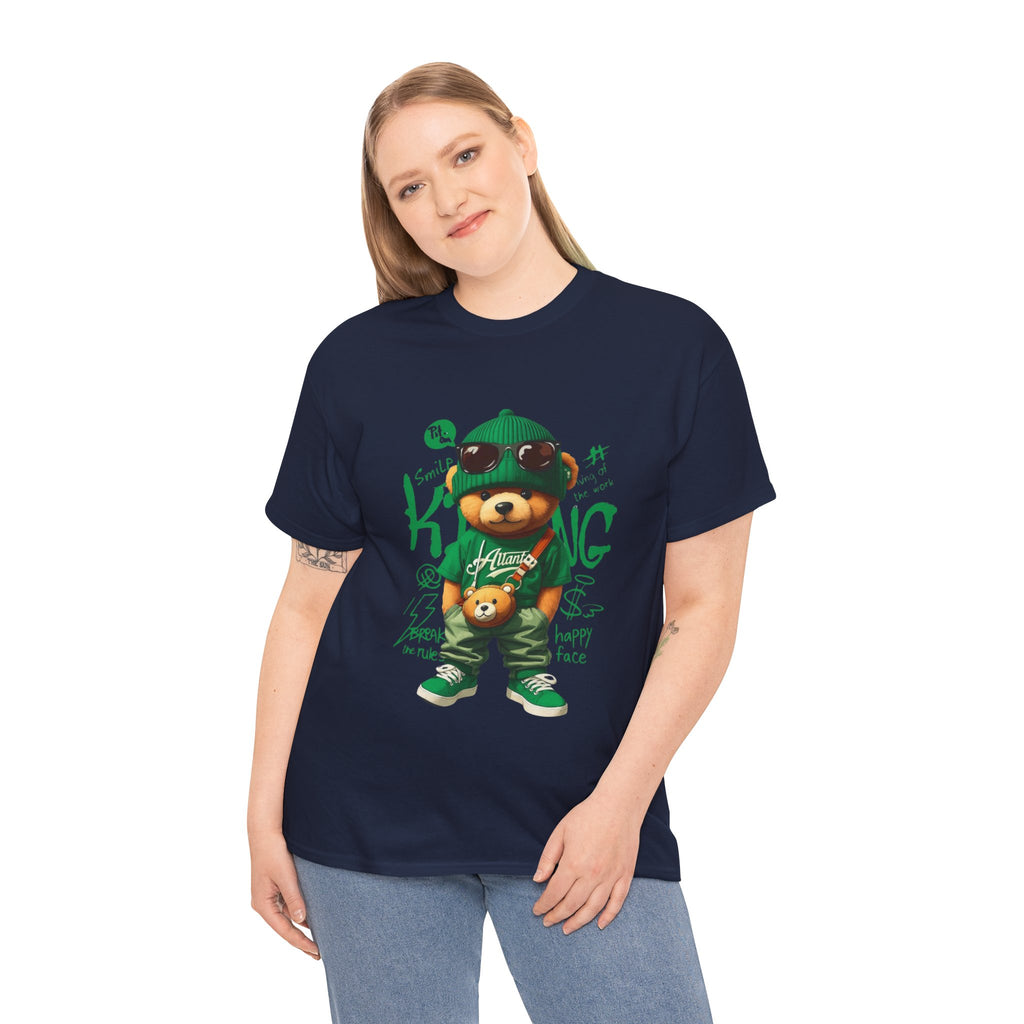 Bear King T‑Shirt – Cute Urban Teddy Graphic Tee