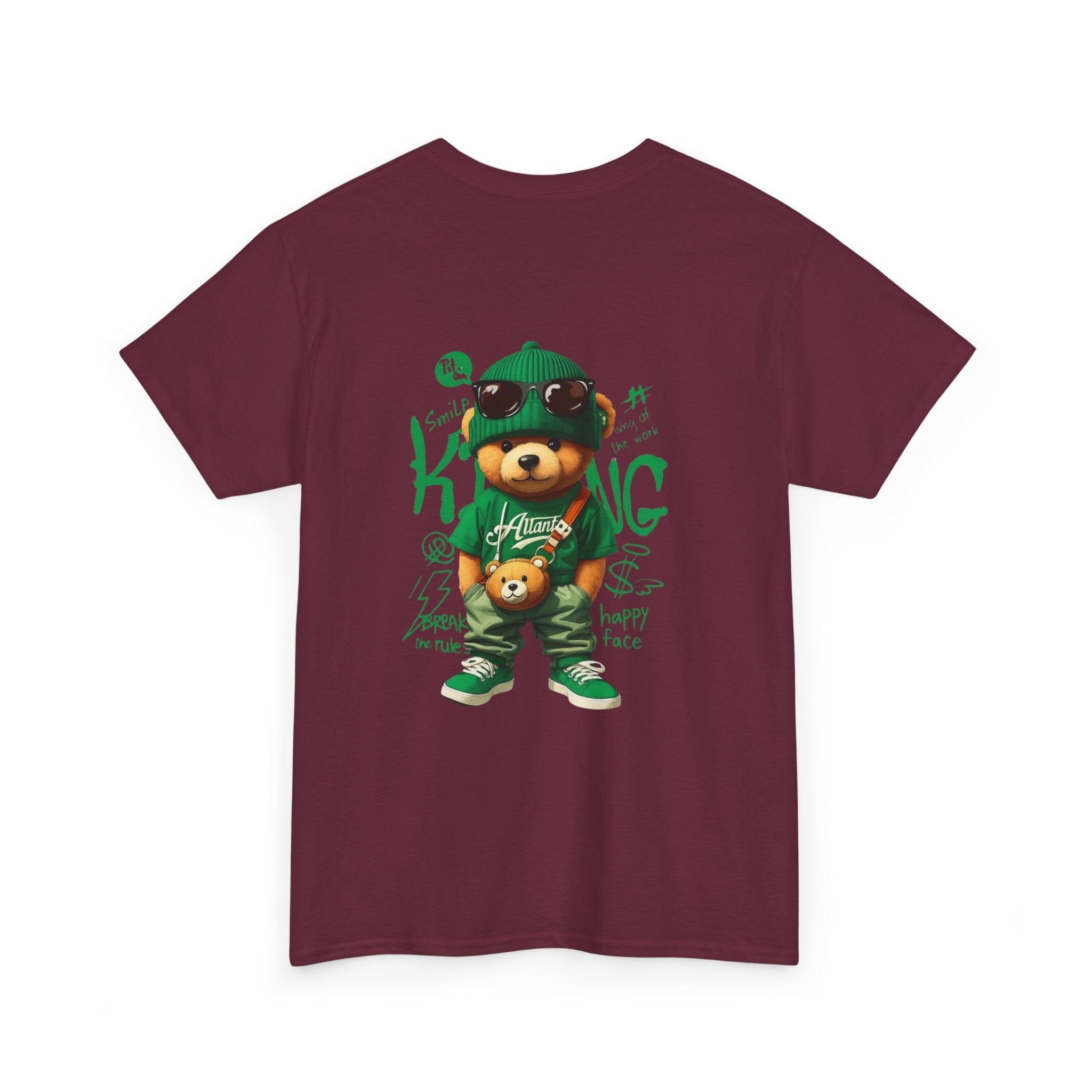 Bear King T‑Shirt – Cute Urban Teddy Graphic Tee