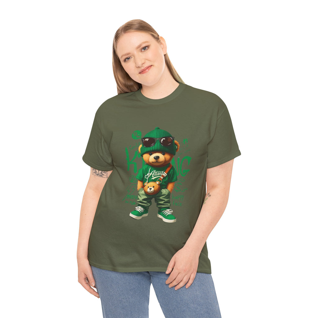 Bear King T‑Shirt – Cute Urban Teddy Graphic Tee