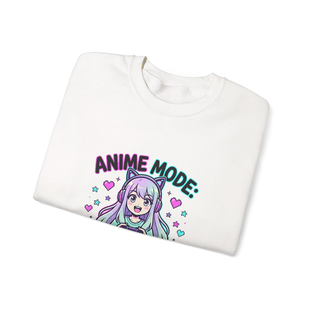 Anime Mode Cute Chibi Girl Sweatshirt | anime aesthetic, kawaii