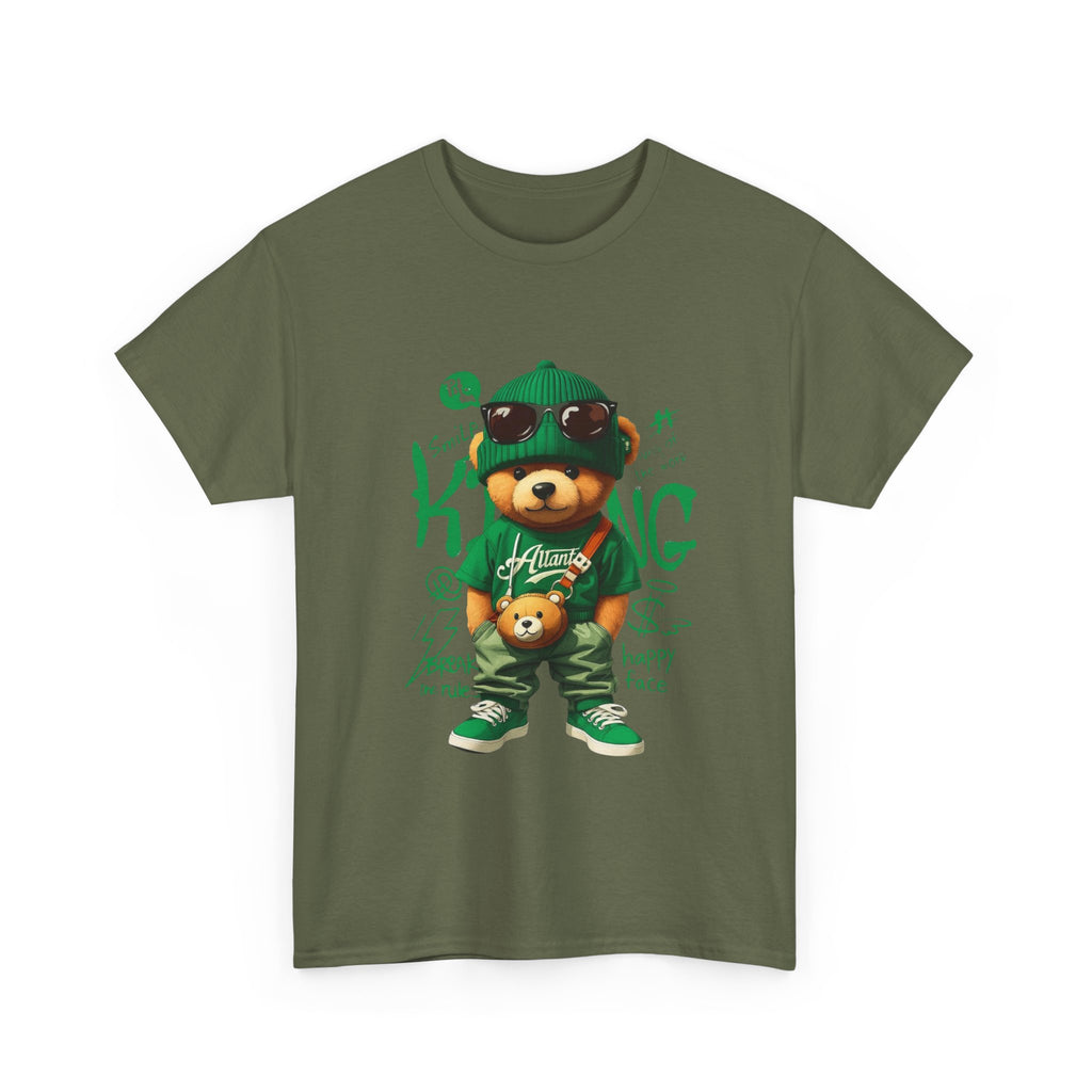 Bear King T‑Shirt – Cute Urban Teddy Graphic Tee
