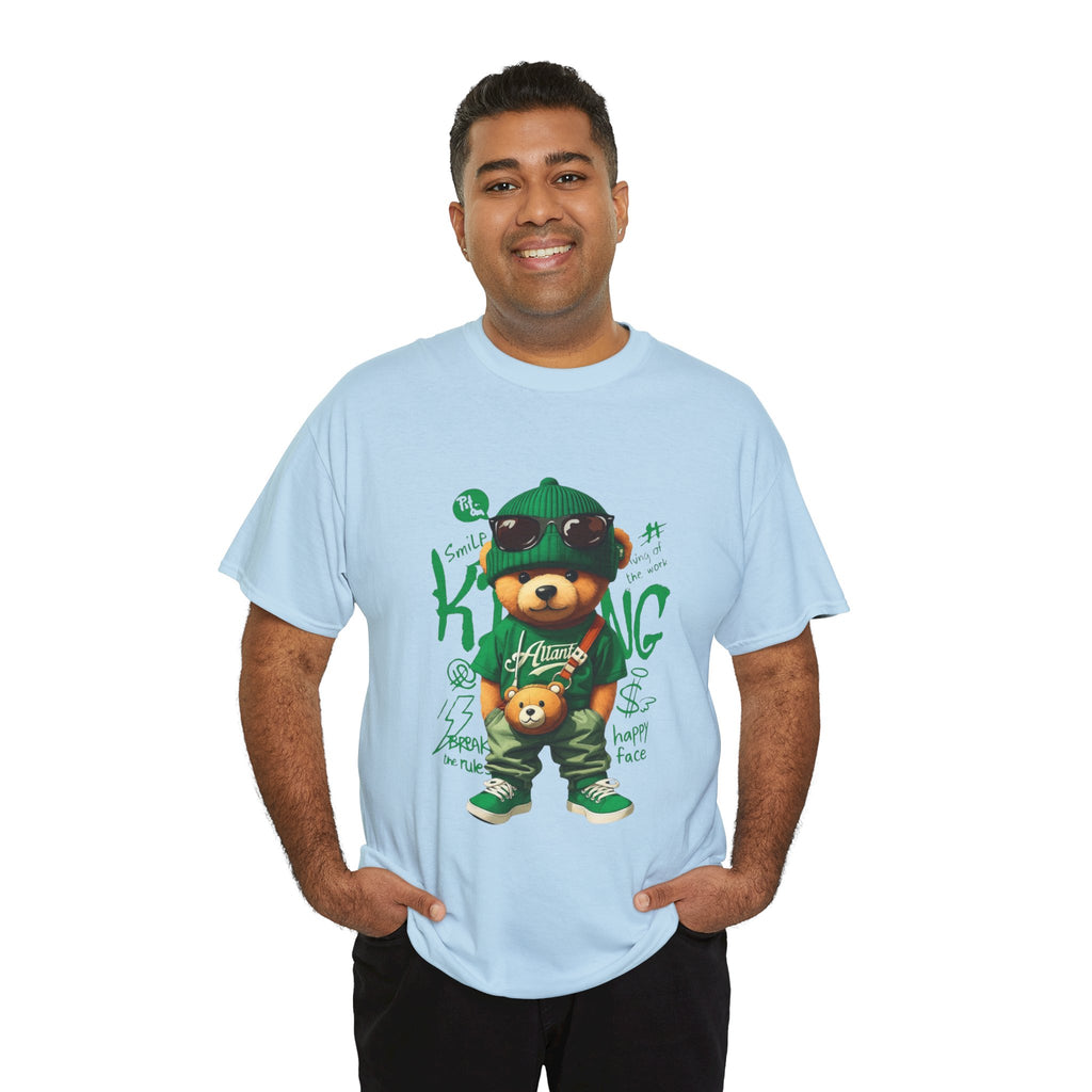 Bear King T‑Shirt – Cute Urban Teddy Graphic Tee