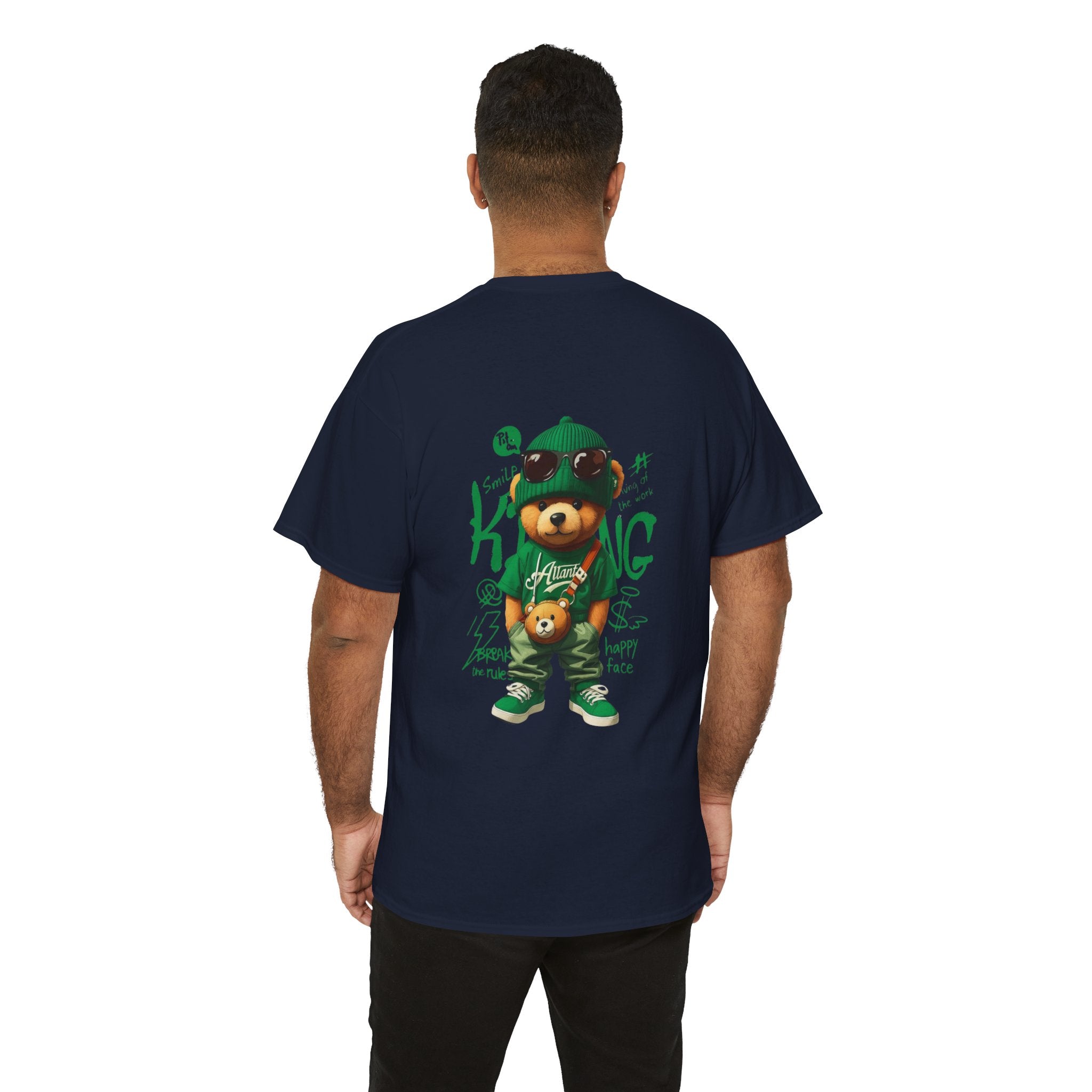 Bear King T‑Shirt – Cute Urban Teddy Graphic Tee