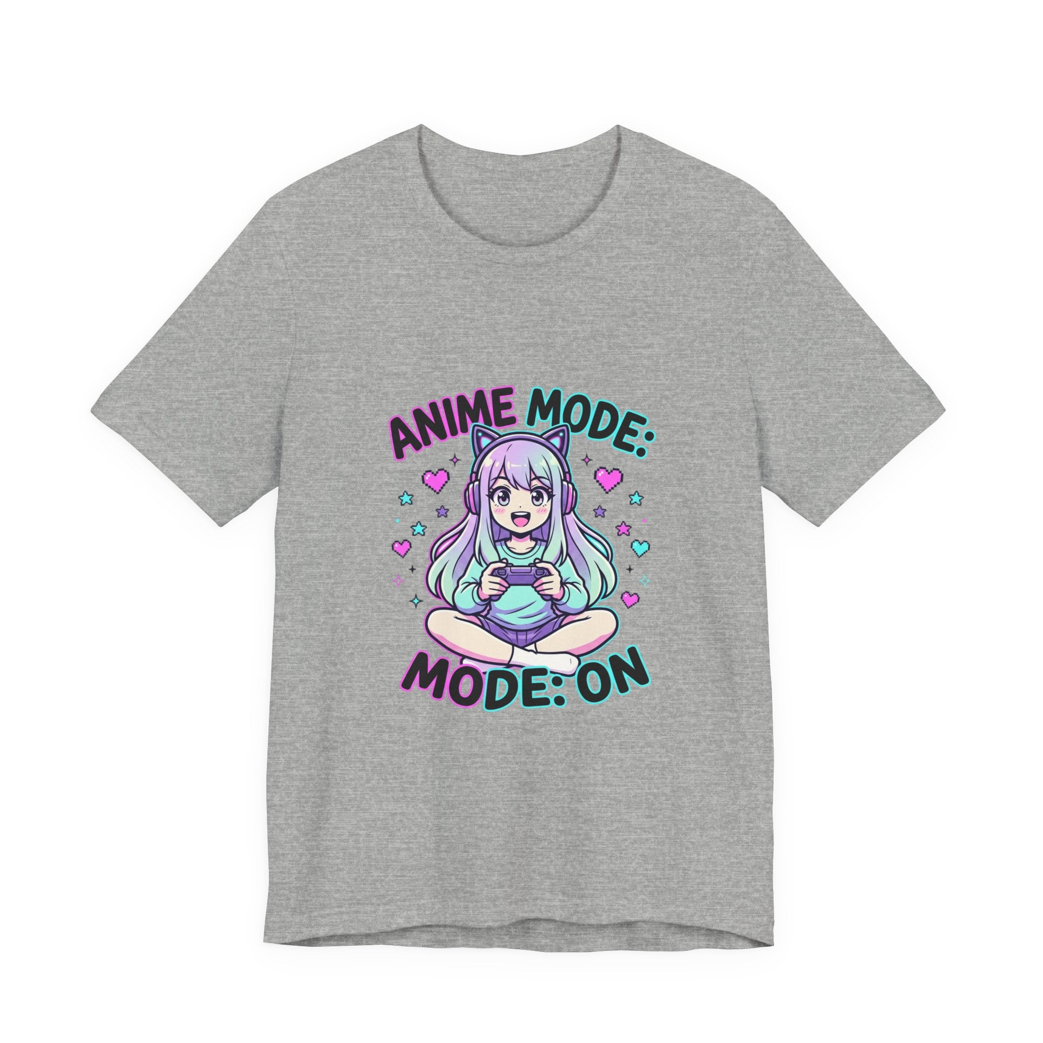 Anime Mode Cute Chibi Tee | kawaii anime aesthetic, pastel manga panel