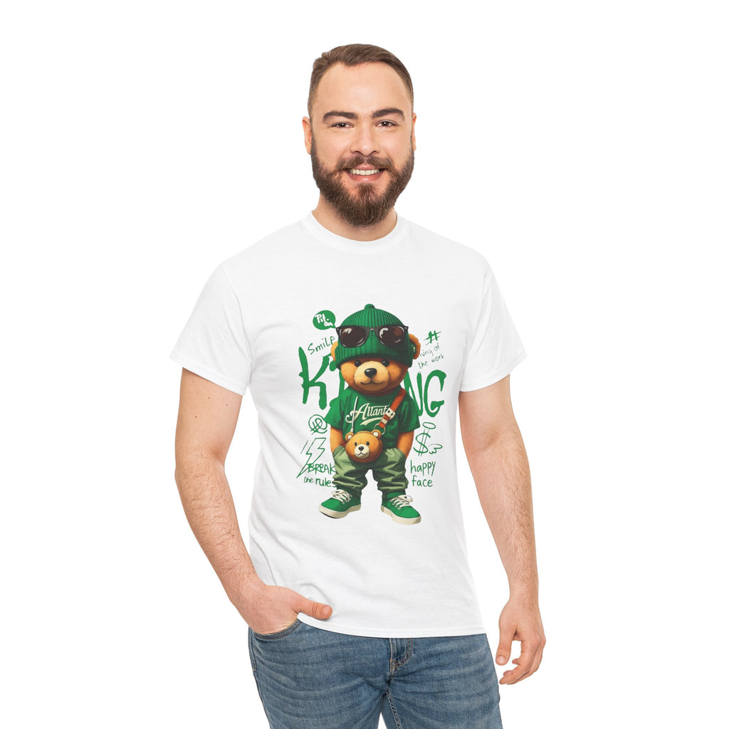 Bear King T‑Shirt – Cute Urban Teddy Graphic Tee