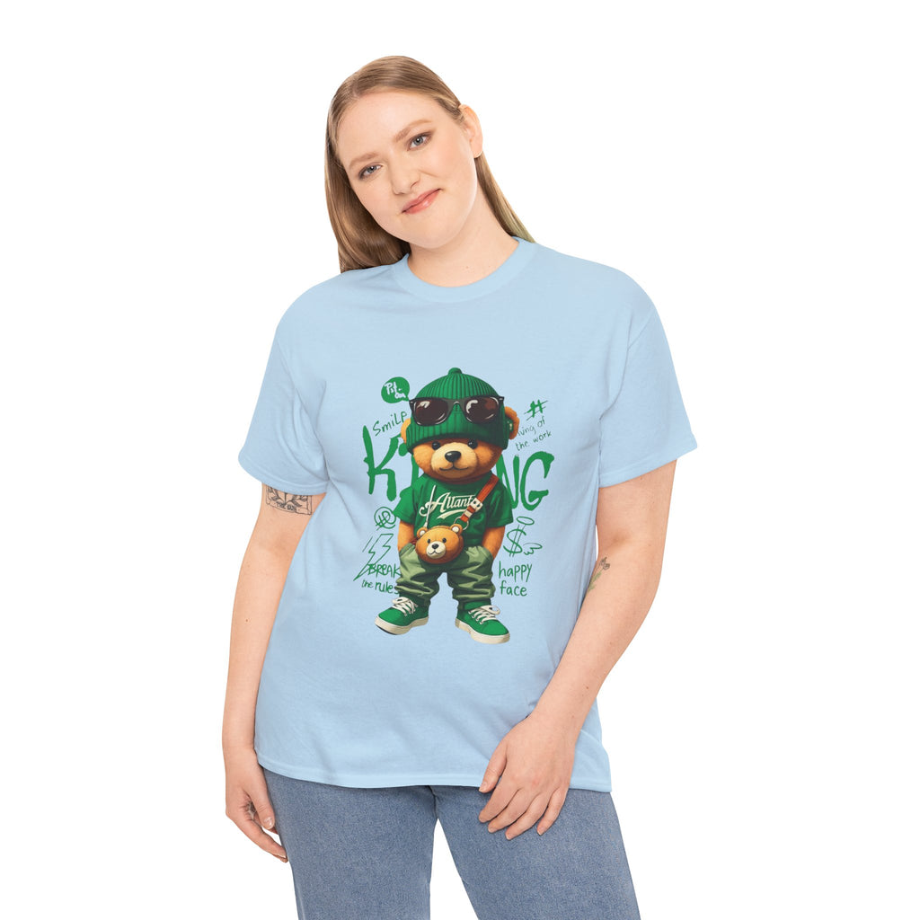 Bear King T‑Shirt – Cute Urban Teddy Graphic Tee