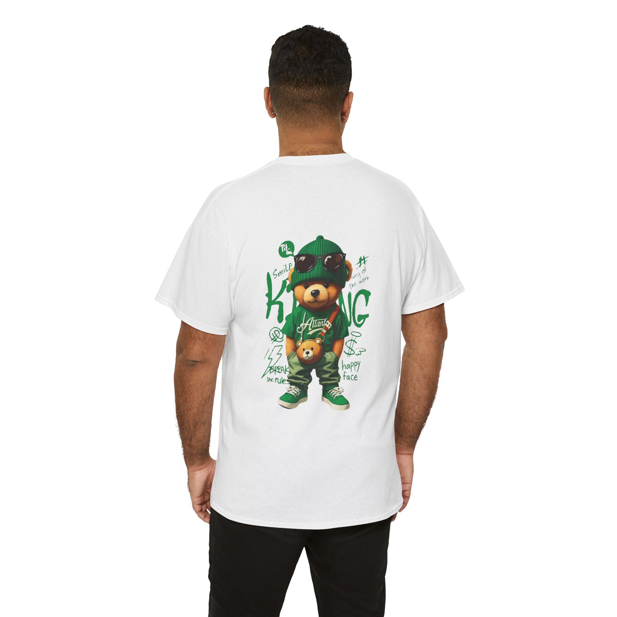 Bear King T‑Shirt – Cute Urban Teddy Graphic Tee