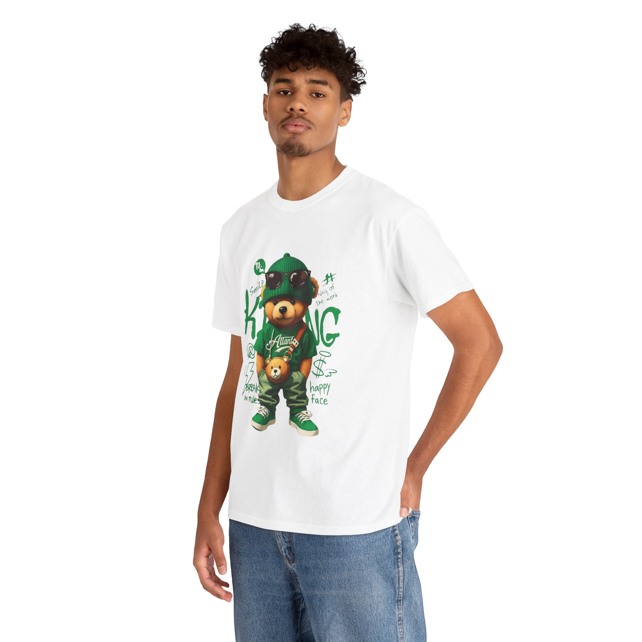 Bear King T‑Shirt – Cute Urban Teddy Graphic Tee